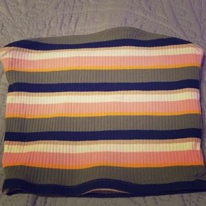 striped tube top